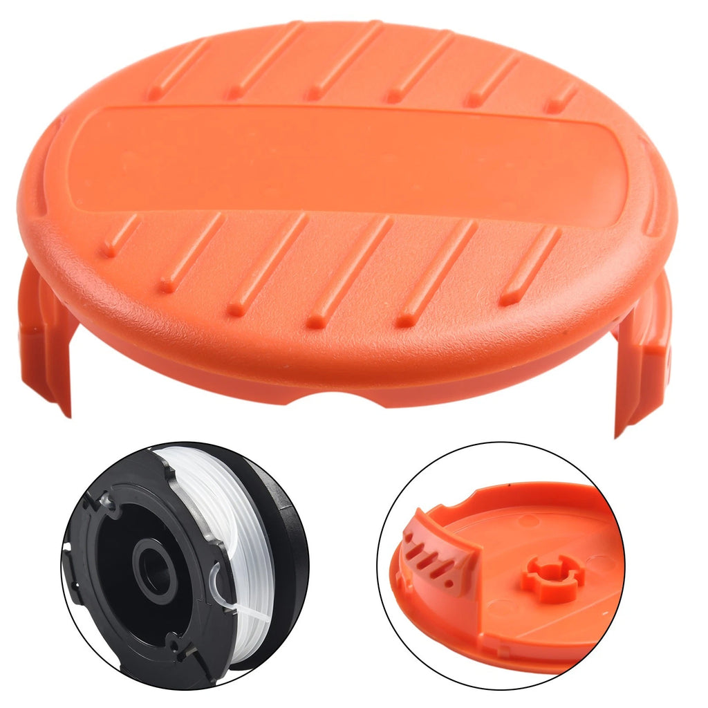 Trimmer Spool Line Kit for Garden Accessories (Flexible, Cap, Spring)