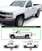 Running Boards for Silverado Sierra Regular Cab (2007-2018)