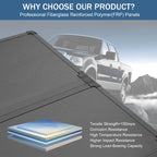 6FT Tri-Fold Hard Bed Tonneau Cover for Chevy Colorado GMC Canyon (2015–2022)