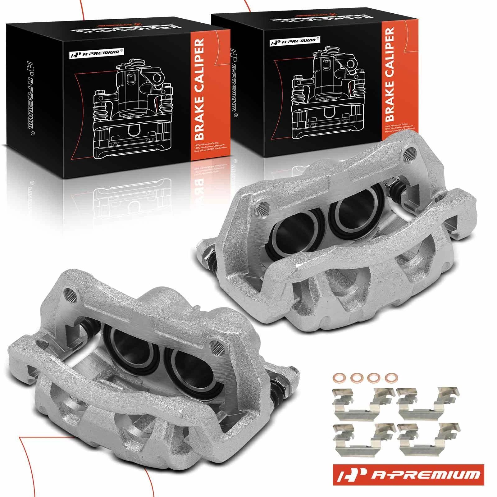 Pair Front Disc Brake Calipers for Honda CR-V (2012–2016)