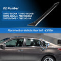 Rear Left C Pillar Window Cover Trim for Nissan Maxima (2016–2018) 788739DD0A