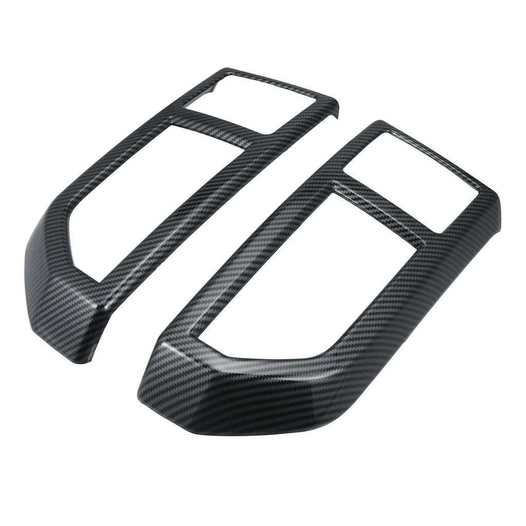 2X Carbon Fiber Pattern Central Console Air Vent Cover for Ford F-150 (2015–2019)