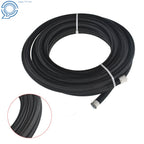 Set of 10 E85 PTFE Fuel Hose Lines with Fittings - 20FT, Black Nylon