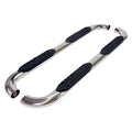 Polished 4in Oval Bent w/2 Pads Step Nerf Bar for 15-19 Colorado/Canyon Crew Cab