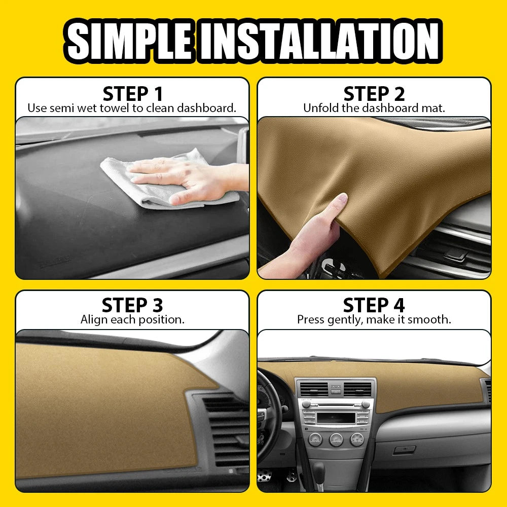 Dashboard Cover for Toyota Camry (2007–2011) - Beige
