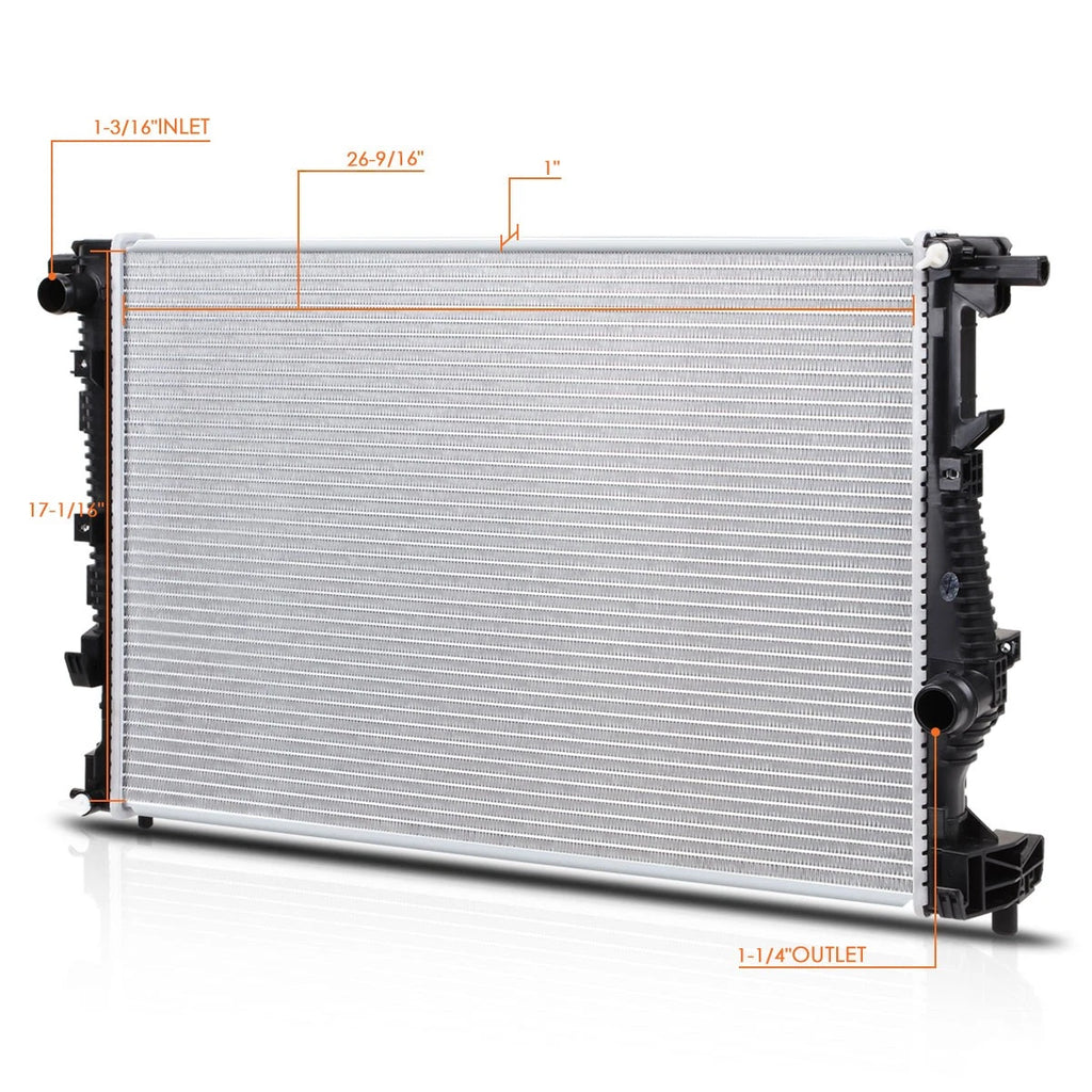Aluminum Cooling Radiator for Jeep Cherokee (2014–2018) DPI-13401