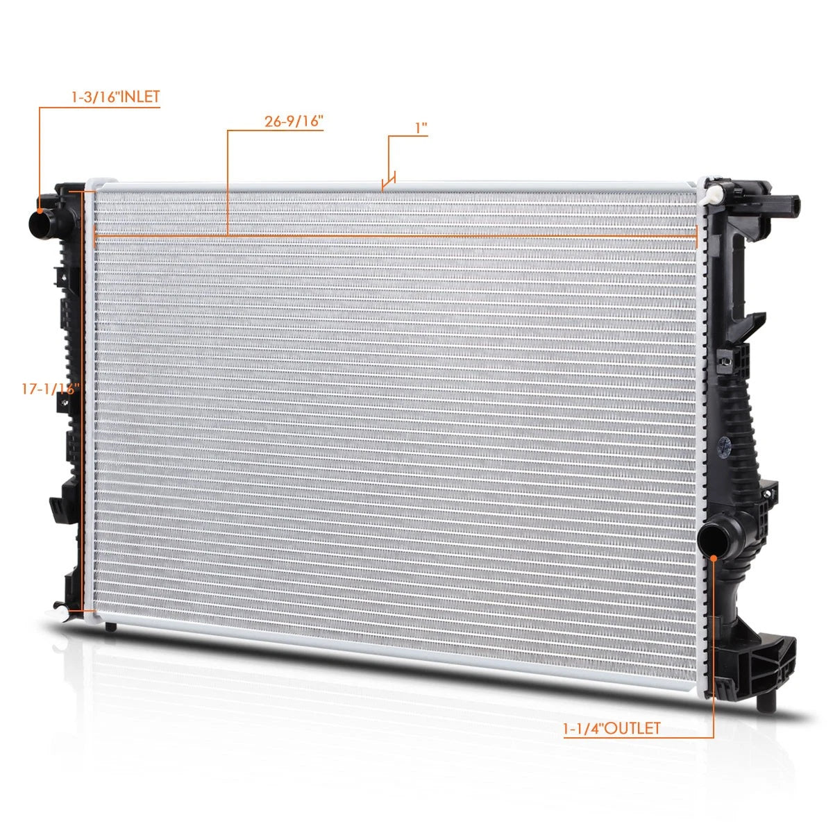 Aluminum Cooling Radiator for Jeep Cherokee (2014–2018) DPI-13401
