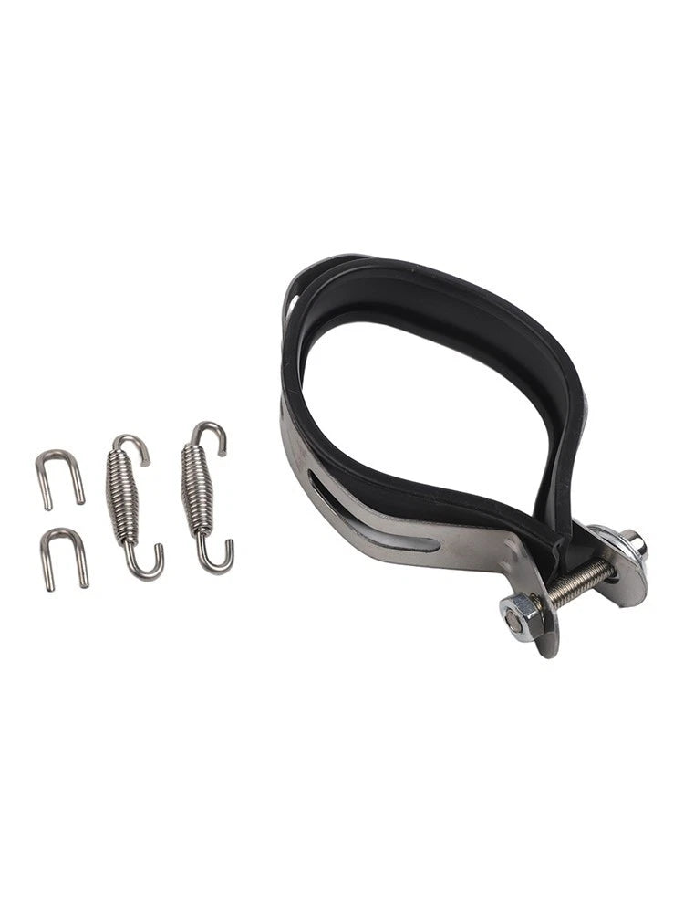 Stainless Steel Exhaust Muffler Clamp for Motorcycle (Compatible)