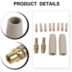 12PCS Coating Protection Nozzle Set for 15AK Welding Solutions