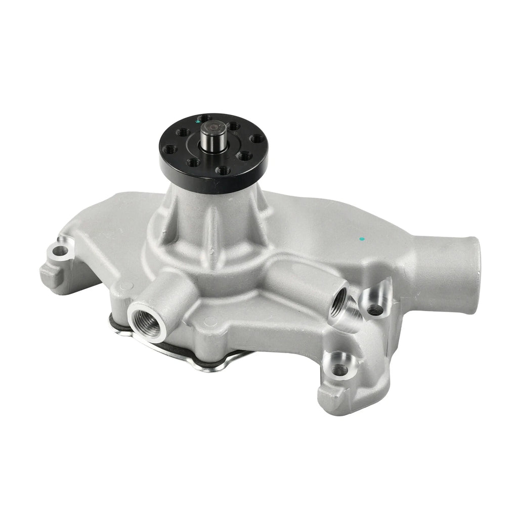 High Volume Water Pump for SBC Short Style (Aluminum, Satin)