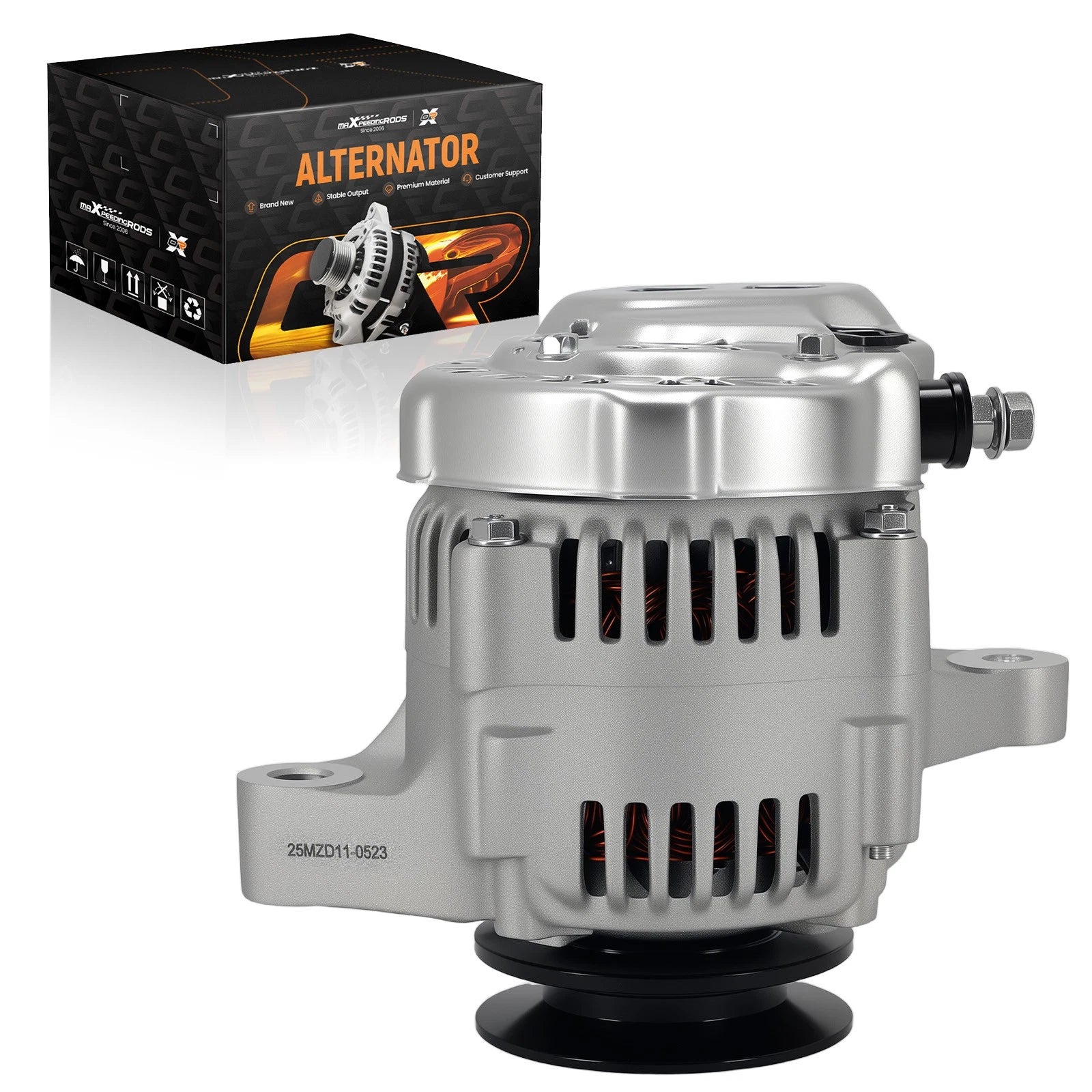 12V 35A Alternator for Toyota 5FG-20 5FG-23 5FG-25 (1986–1988) 100211-1661
