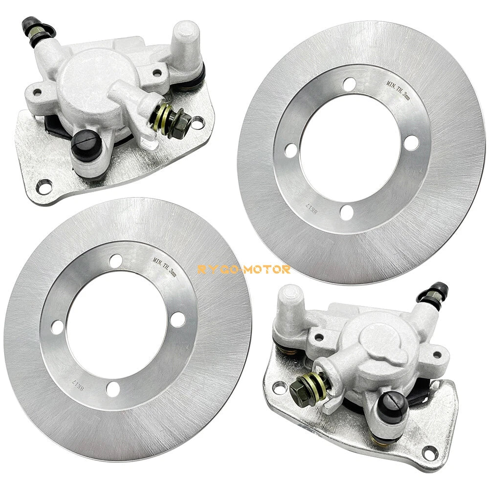 Front Brake Calipers & Disc Rotors for Suzuki King Quad 400 (2003–2008)
