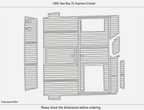 EVA Foam Pad Floor for Sea Ray 31 Express Cruiser (1991)