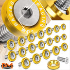 20Pcs Aluminum M6 X 1.0 Fender Washers for Universal Vehicles