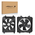 2X Electric Radiator & AC Condenser Cooling Fan for Honda Civic (2006–2011)