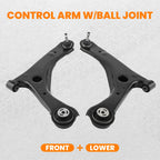 Set of 2 Front Lower Control Arms for RAM C/V Grand Caravan (2008–2020)