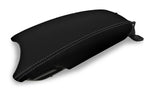 Leather Console Lid Armrest Cover for Hyundai Azera (2012–2017) Gray Stitch