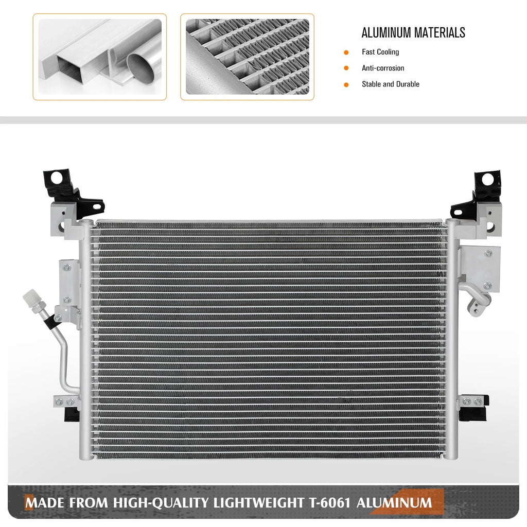 A/C Condenser for Toyota Tacoma (1995–1997) Aluminum Core Replacement