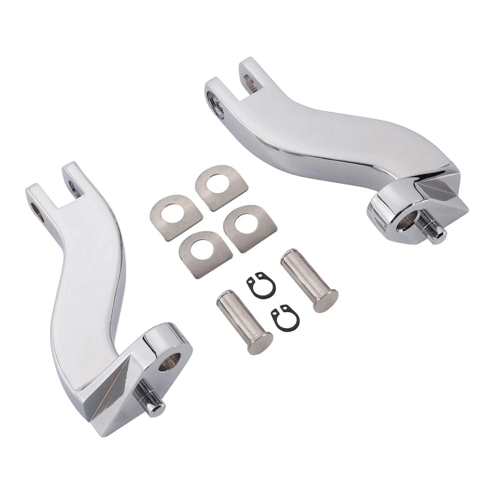 Chrome Rear Footpeg Mount for Harley Touring Electra Street Glide (1993–2025)