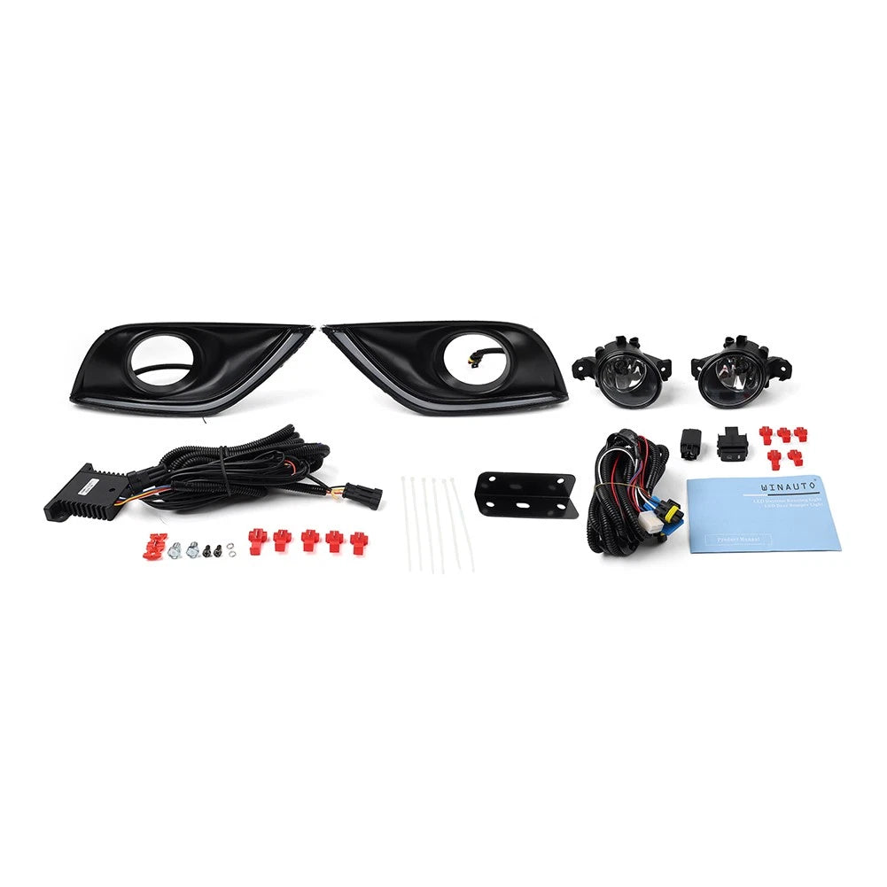 Daytime Running Light Fog Lamp Kit for Nissan Versa (2014–2019)