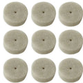Felt Buffing Polishing Wheels Set of 10 with Mandrel for Rotary Tools