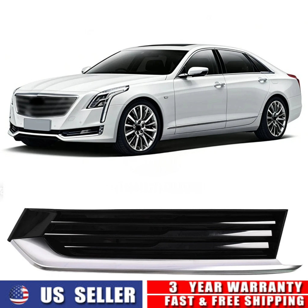 Left Lower Side Front Bumper Grill for Cadillac CT6 (2016–2018) Chrome