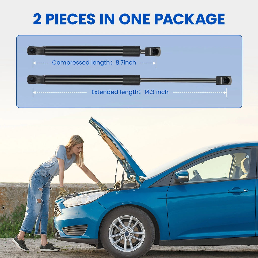 2X Hood Gas Strut Springs for Hyundai Sonata (2015–2017)