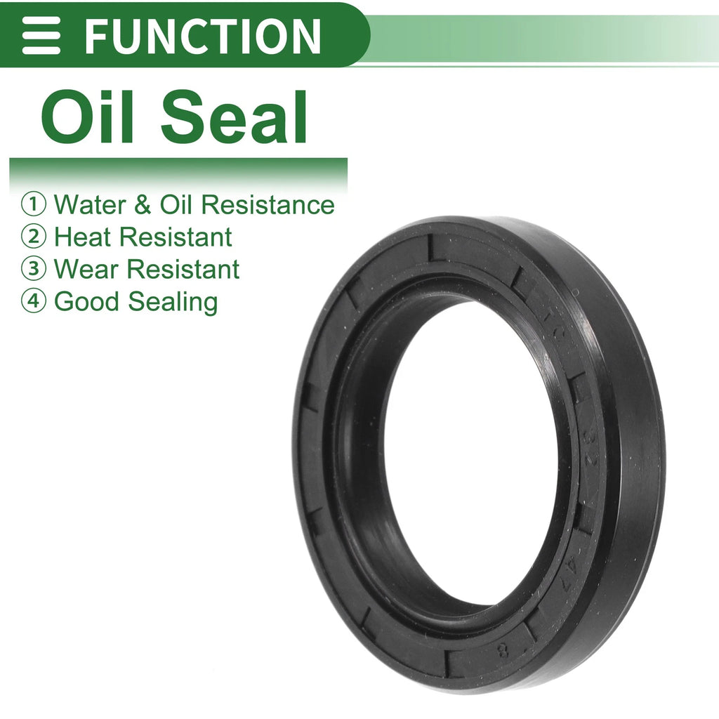 Set of 5 Oil Seal Rotary Shaft Seal NBR Rubber 32x47x8mm