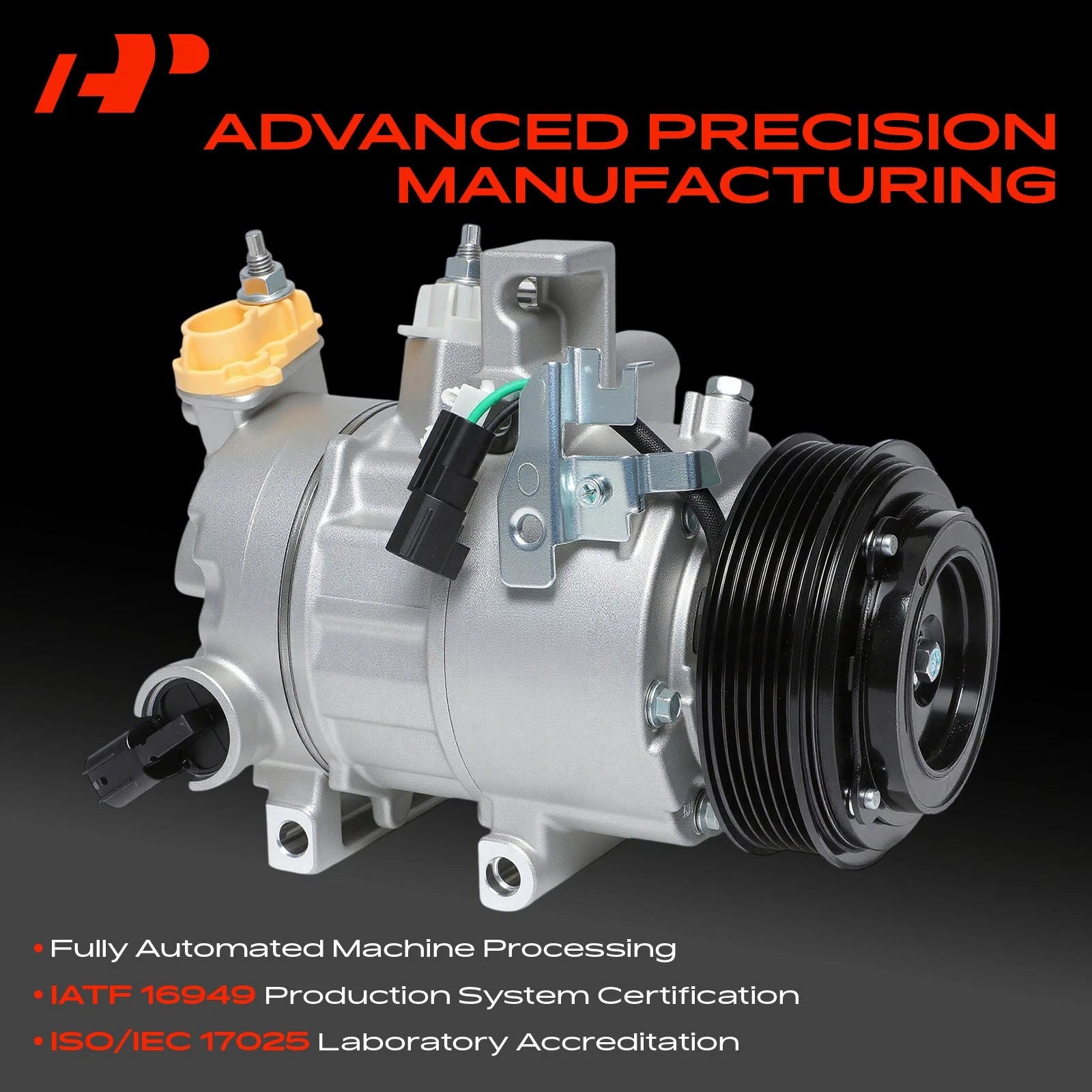 A/C Compressor with Clutch for Ford Mustang (2018–2023)