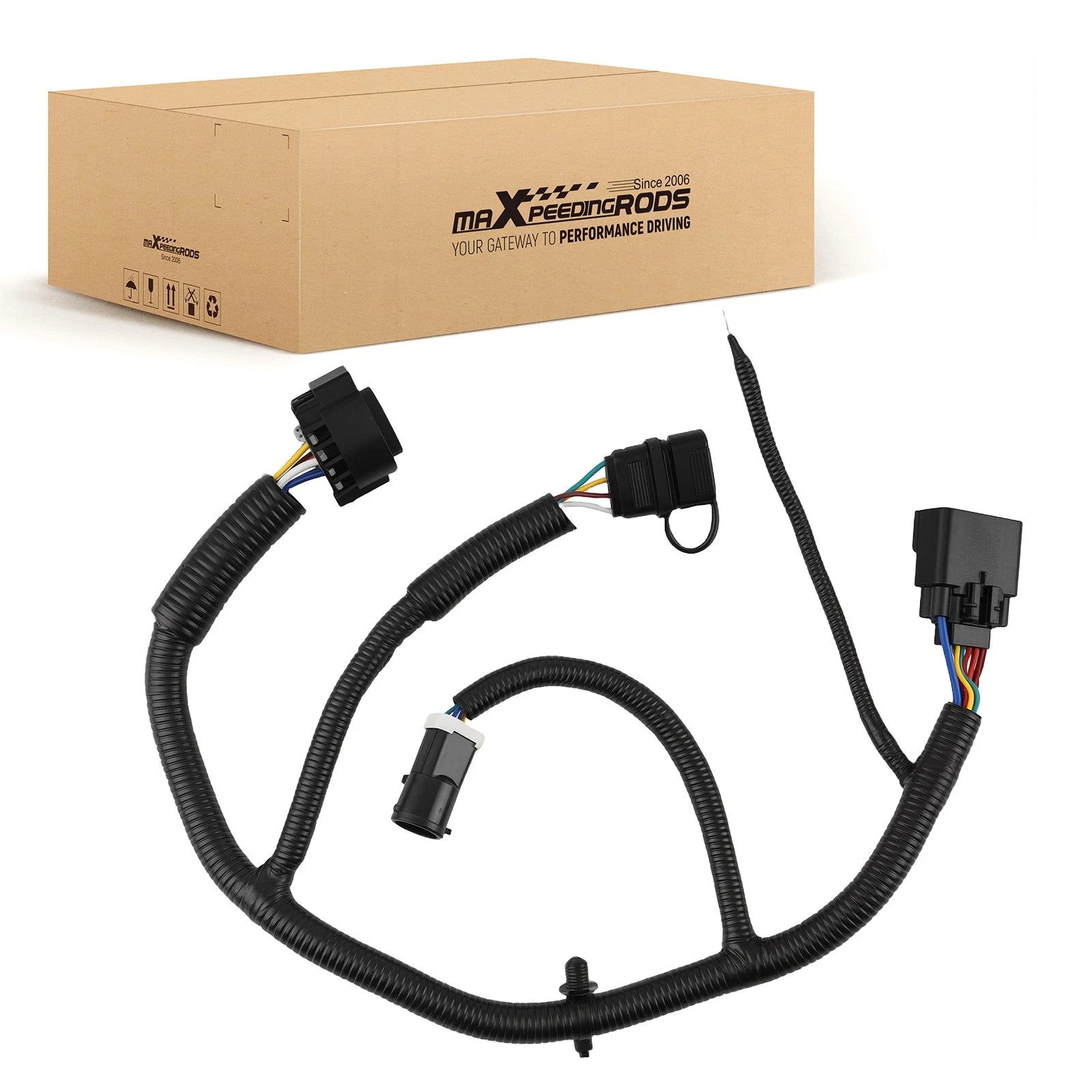 7 Pin Trailer Tow Hitch Wiring Harness for Ford F-150 Lincoln Mark LT (2005–2008)