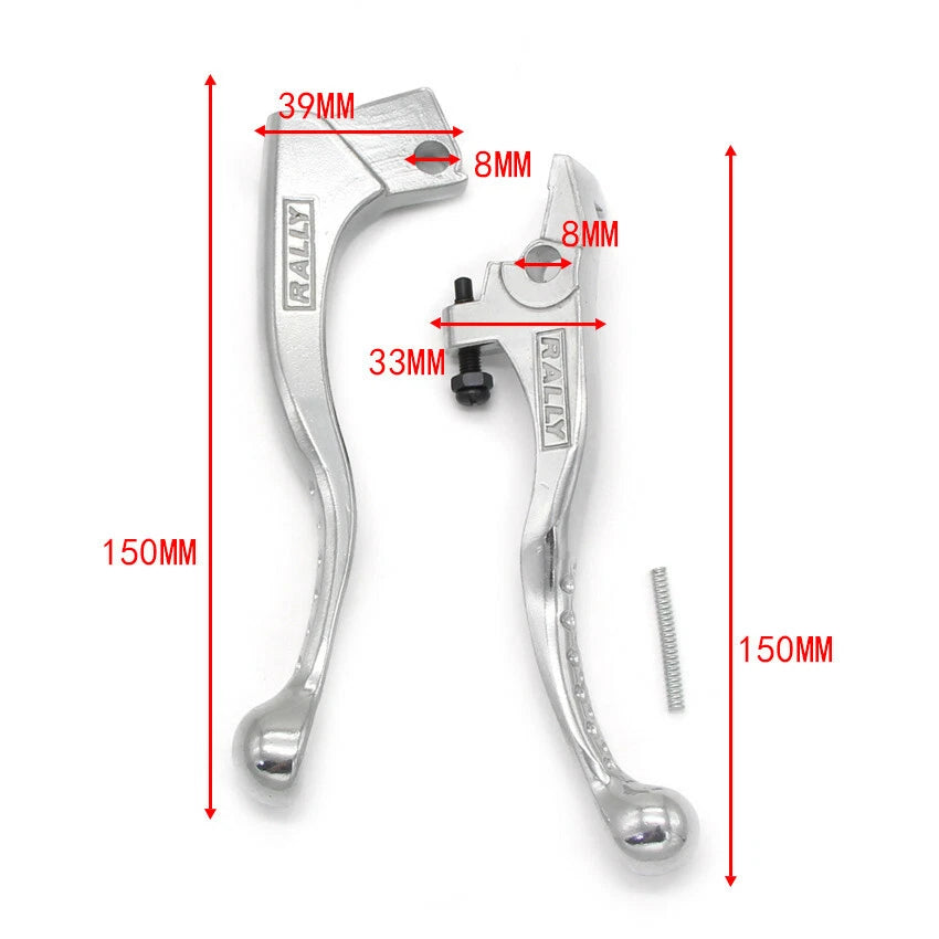 Brake Clutch Levers for Suzuki DF200 (1996–1999) DR200 (1995–2008) DR125 (1994–2002) DF125 (1999–2000)