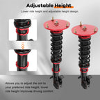 Coilovers for Dodge Neon SRT-4 (2003-2005) Adjustable Height Red Shocks