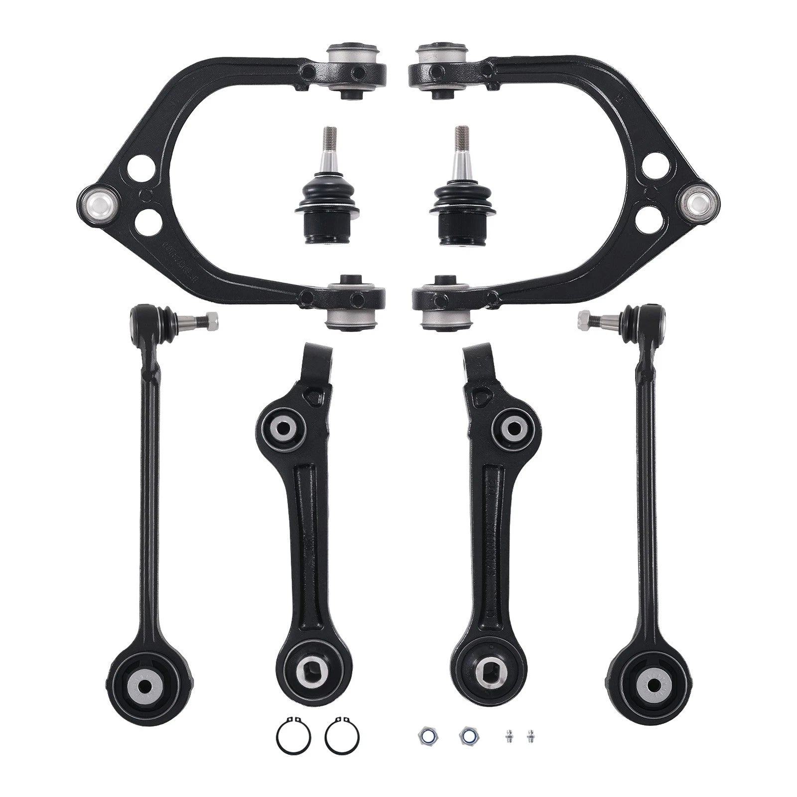 8pcs Front Suspension Control Arms Kit for Charger Challenger 300 (2011–2023)