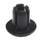 20pcs Black Plastic Panel Fastener Clips 6mm Hole for Retaining Fairings