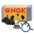 NGK Blue Spark Plug Wires & DIS Ignition Coil Kit for Buick Chevy Pontiac Saturn (1990–2005)