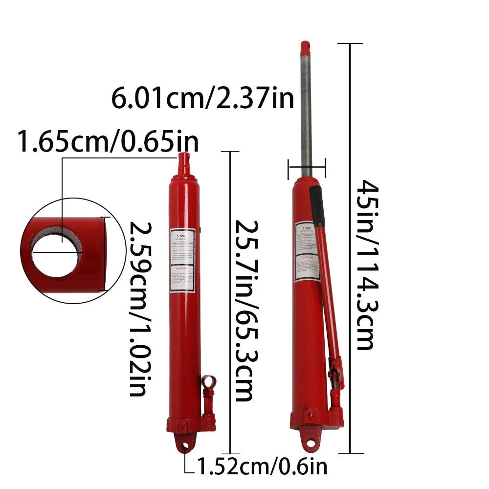 3 Ton Hydraulic Jack for Shop Crane Engine Hoist