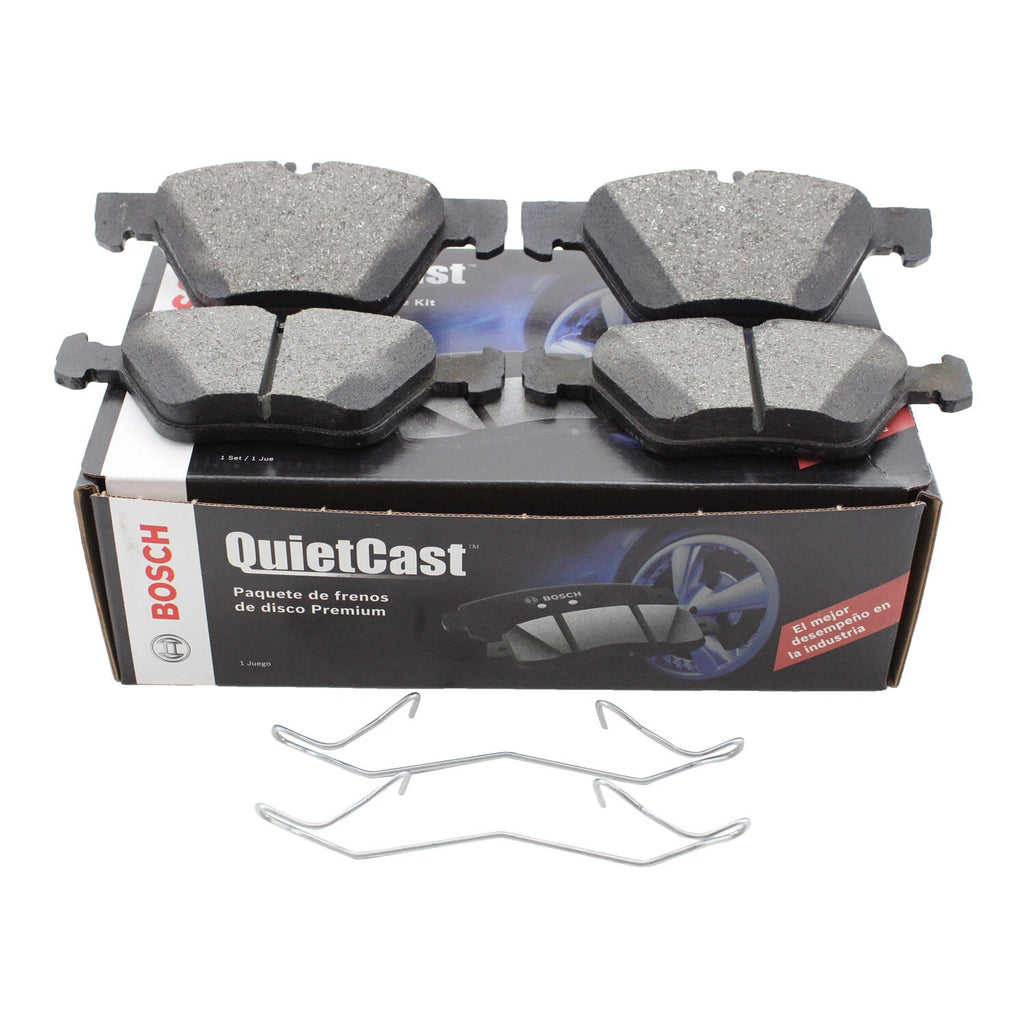 Bosch QuietCast Front Ceramic Brake Pads for Chrysler Crossfire (2004–2008) Mercedes W211 R170 (2003–2009)
