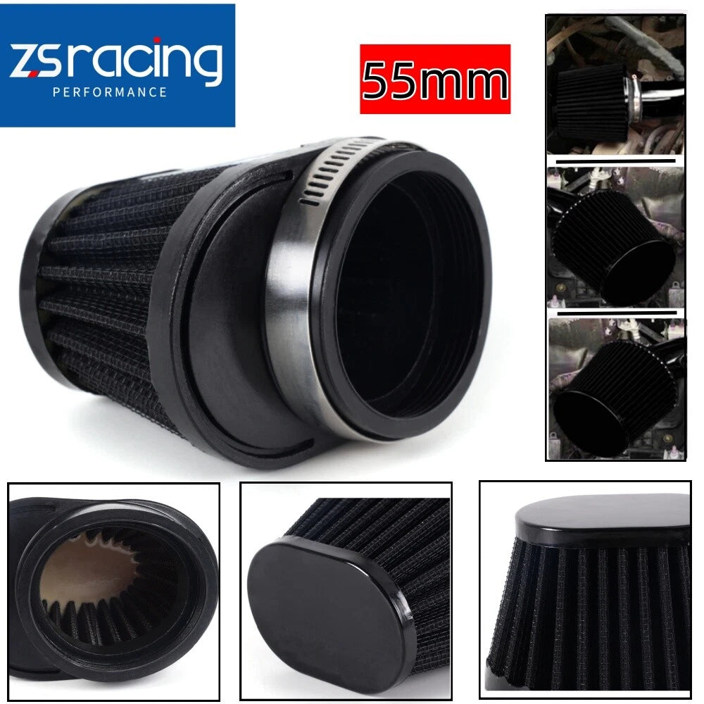 High Flow Air Filter 55mm for Motocross Scooter