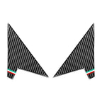 2X Interior Rearview Mirror A Pillar Panel Trim for Alfa Romeo Giulia (2017–2024)