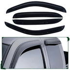 Set of 4 Window Visors for Chevy Silverado 1500 Crew Cab (2007–2014)