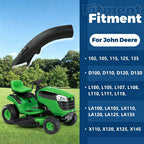 Lower Bagger Discharge Chute for John Deere L110 L111 L118 D100 D110 D120 D130 (2002–2010)