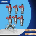 6 x Fuel Injectors for Holden Rodeo TF TFS25 3.2L V6 (1998-2003)