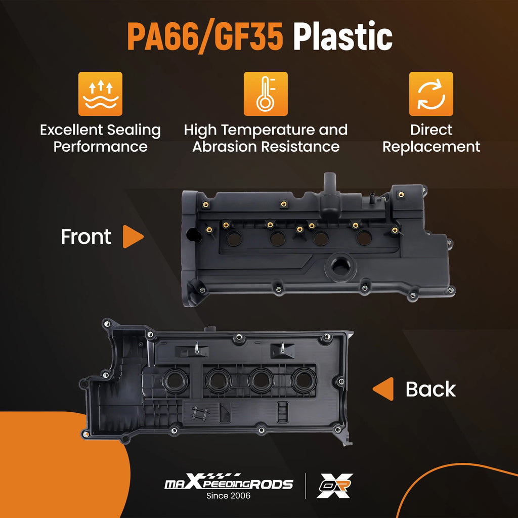 Engine Valve Cover Set with Gasket for Hyundai Accent, Kia Rio (2006–2011)