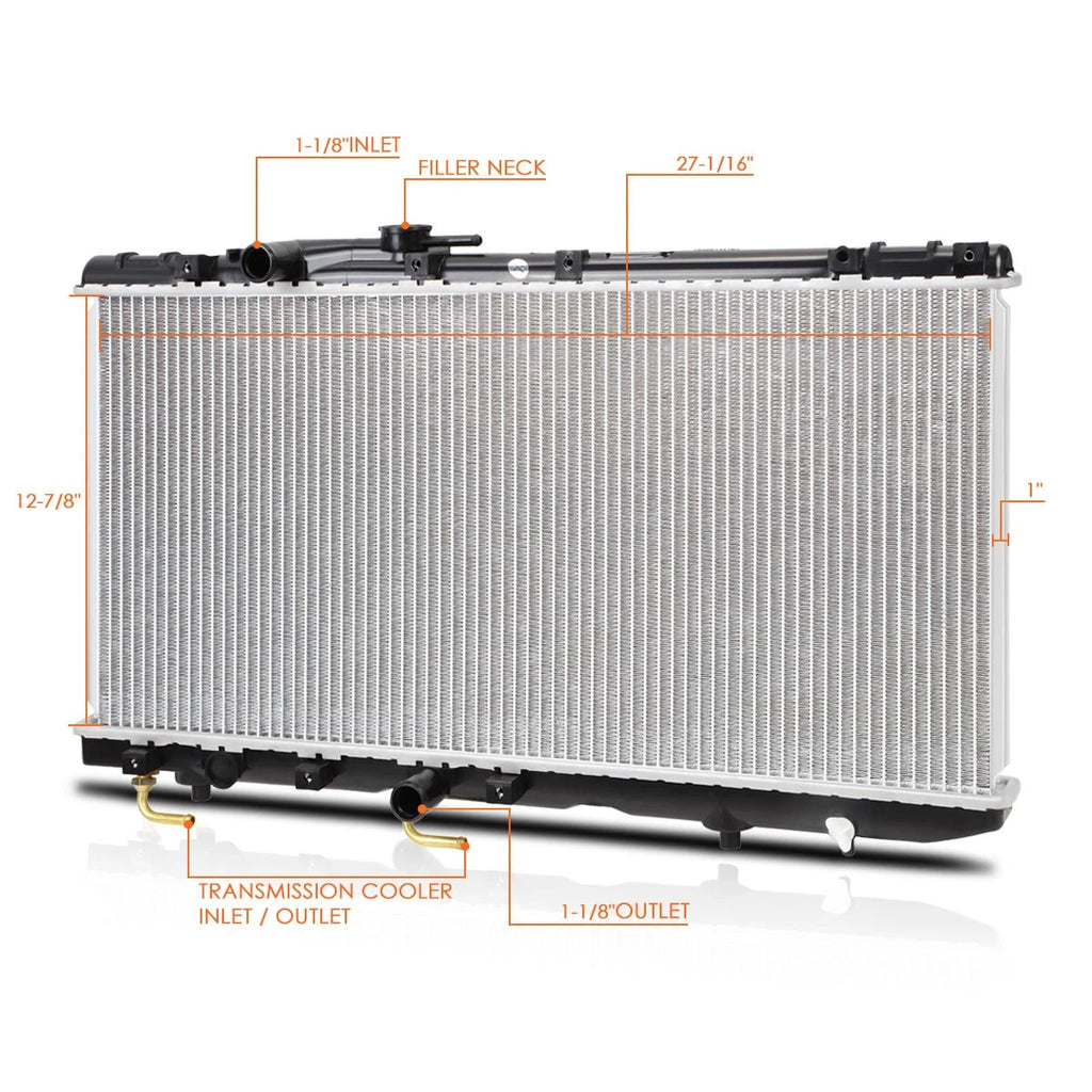 Aluminum Cooling Radiator for Toyota Tercel/Paseo (1991–1995) DPI-1319