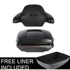 Backrest Pad & LED Tail Light for Harley Touring Glide (2014–2025)