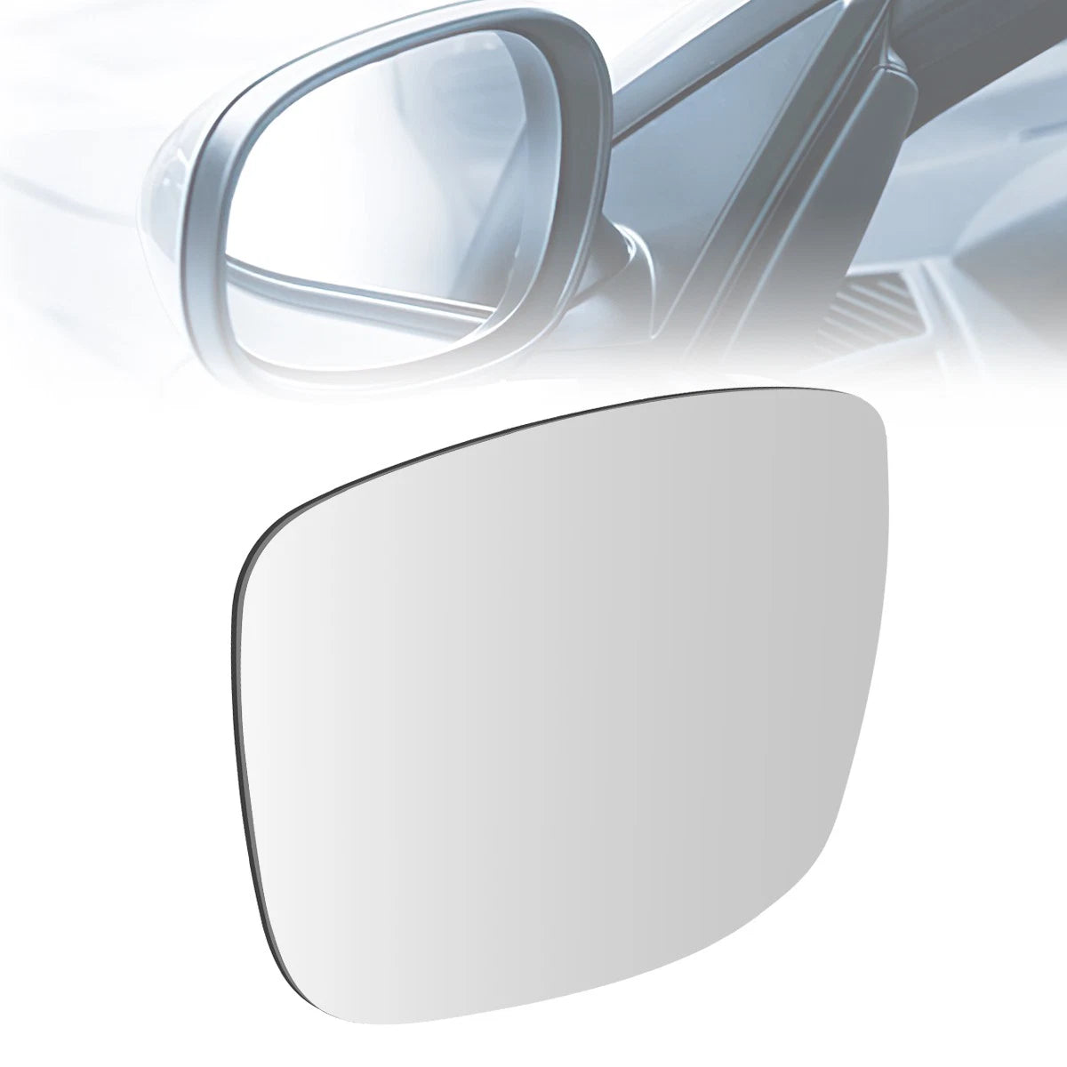 Left Powered Side Mirror Glass for Mazda CX-5, CX-9 (2016–2020)