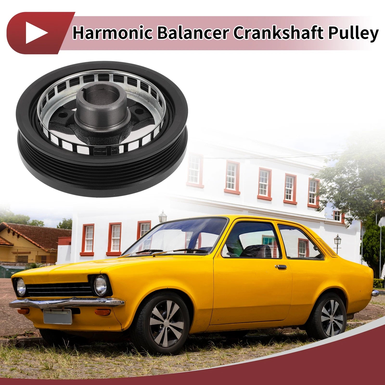 Engine Harmonic Balancer Crankshaft Pulley for Pontiac Montana (1999–2005) No. 24504609