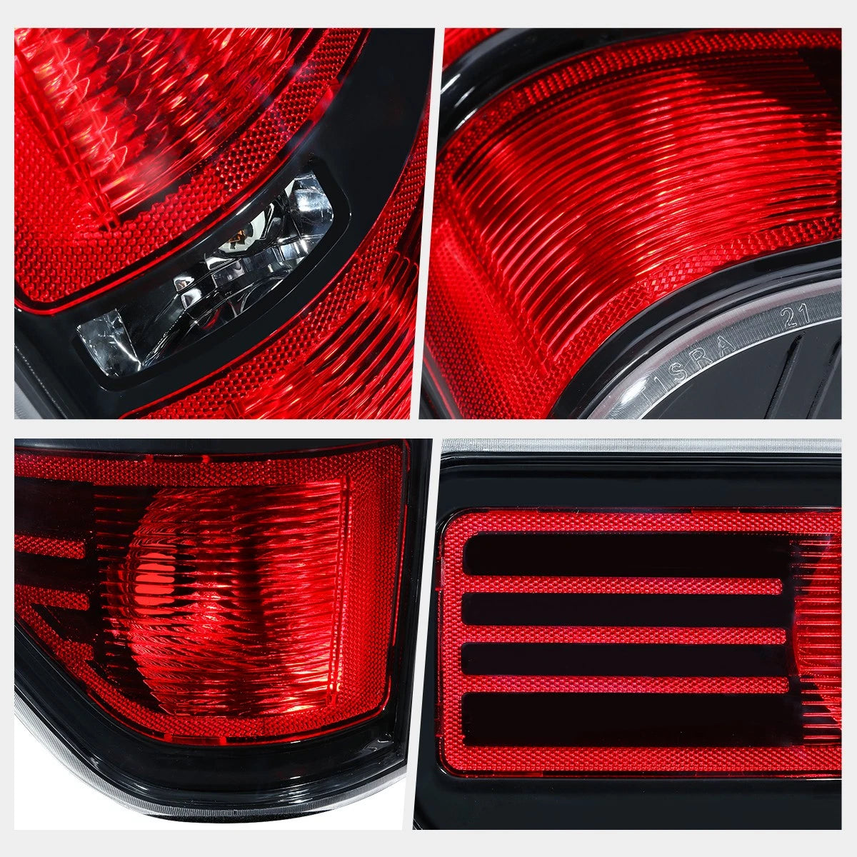 Driver Side Red Lens Tail Brake Light for Ford F-150 (2009–2014)