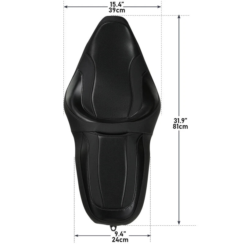 Driver Passenger Seat for Harley Touring Electra Street Glide Road King (2009–2023)