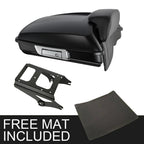 Matte Black Razor Trunk Backrest Mount Rack for Harley Road Glide (2009–2013)